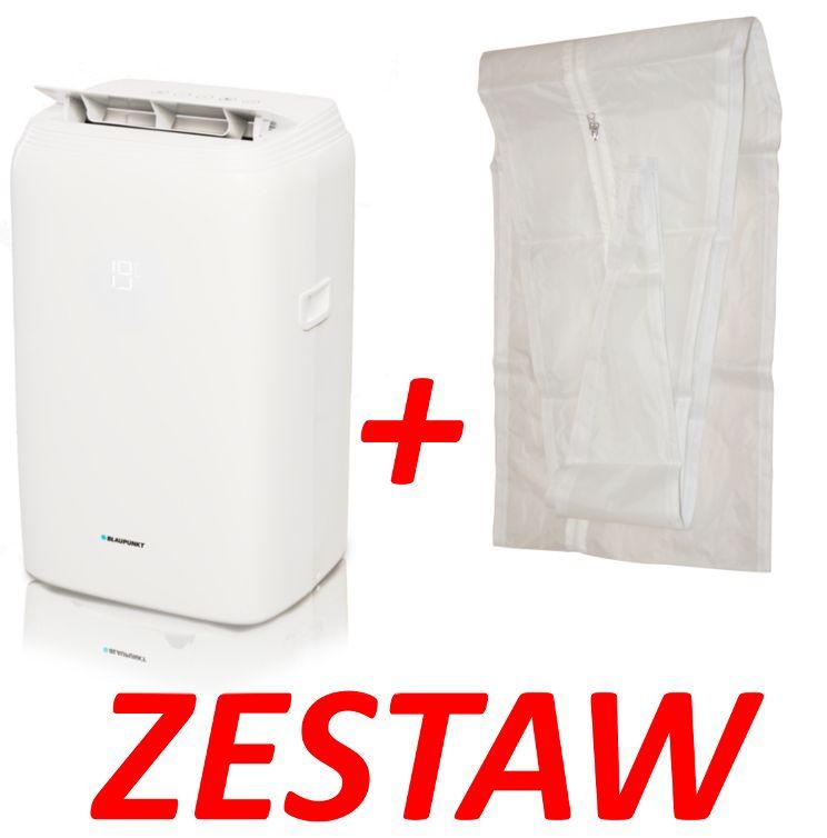 ZESTAW: Klimatyzator przenośny Blaupunkt Moby Blue S 1111 E (do 30m2) + uszczelka okienna
