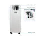 Klimatyzator przenośny / osuszacz / ogrzewacz Fral SUPER COOL FSC 14.2 Wi-Fi Gray + uszczelka okienna — zdjęcie 5