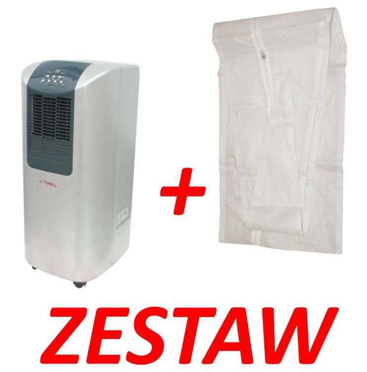 ZESTAW: Klimatyzator przenośny Torell SKYLED 27 + uszczelka okienna